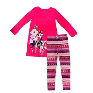 Tea Collection | Rosemarkie Graphic Dress & Matching Fair Isle Leggings
